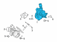 OEM 2022 Ford F-150 TURBOCHARGER ASY Diagram - ML3Z-6K682-C