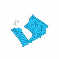 OEM 2007 Hyundai Tucson Trim Assembly-Rear Pillar LH Diagram - 85850-2E300-J9