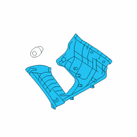 OEM Hyundai Tucson Trim Assembly-Rear Pillar LH Diagram - 85850-2E300-Z9