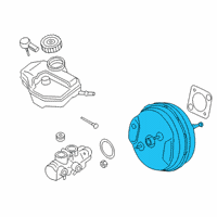 OEM 2016 BMW 750i xDrive Repair Kit Power Brake Unit Diagram - 34-33-6-875-172