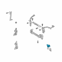 OEM Pontiac Vibe AC Temperature Sensor Diagram - 19204230