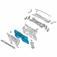 OEM 2020 Toyota Avalon Dash Panel Diagram - 55101-06440