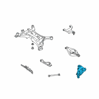 OEM 2008 Infiniti FX45 Housing-Rear Axle, LH Diagram - 43019-CG000