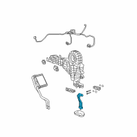 OEM 2009 Dodge Durango Tube-Auxiliary A/C Extension Diagram - 68046010AA