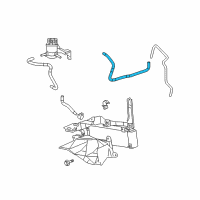 OEM Toyota Highlander Outlet Hose Diagram - G1271-48010