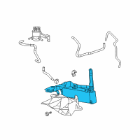 OEM 2010 Toyota Highlander Oil Cooler Diagram - 32910-48080