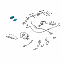 OEM 2003 Honda Accord Sensor Assy., FR. Impact (Denso) Diagram - 77930-SDA-A82