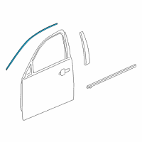 OEM 2012 Buick Regal Reveal Molding Diagram - 13276053