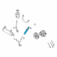 OEM Ford F-250 Super Duty Pressure Hose Diagram - JC3Z-3A719-D