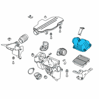 OEM 2019 Honda Accord Cover, Air Cleaner Diagram - 17210-6C1-A00