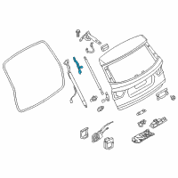 OEM 2013 BMW X3 Retaining Mount, Rear Left Diagram - 51-24-7-262-177