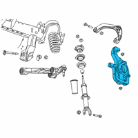 OEM Ram Front Knuckle Right Diagram - 68329806AA