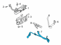 OEM 2022 Ford F-350 Super Duty Cooler Pipe Diagram - LC3Z-7A031-E