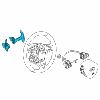 OEM Infiniti Q60 Switch Assembly-Auto Transmission, Steering Diagram - 25549-6AV0A