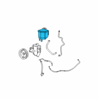 OEM 2008 Dodge Magnum Reservoir-Power Steering Fluid Diagram - 4782345AC