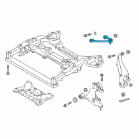 OEM 2012 Infiniti EX35 Front Right Upper Suspension Link Complete Diagram - 54524-JL00C