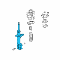 OEM 2017 Hyundai Santa Fe Strut Assembly, Front, Right Diagram - 54661-B8700