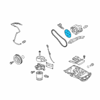 OEM 2006 Ford Ranger Oil Pump Gear Diagram - 1S7Z-6652-AA