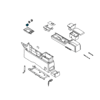 OEM 2019 Nissan Frontier Switch Mirror Control Diagram - 25570-CL01A