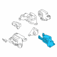 OEM 2019 Nissan Altima Rear Engine Mounting Buffer Assembly Diagram - 11360-6CA0A