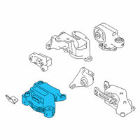 OEM 2019 Nissan Altima Engine Mounting Insulator Left Diagram - 11220-6CB0A