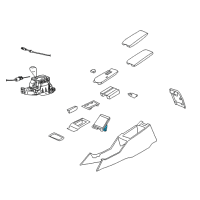 OEM Chrysler 300 CUPHOLDER-Console Mounted Diagram - 1AJ781P7AA