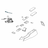 OEM Dodge Charger Cable-Gear Selector Diagram - 4578072AD