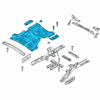 OEM 2021 Ford Explorer Rear Floor Pan Diagram - L1MZ-7811215-A