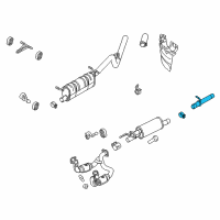 OEM 2012 Ford F-250 Super Duty Intermed Pipe Diagram - BC3Z-5A212-AN