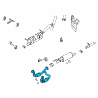 OEM Ford F-250 Super Duty Catalytic Converter Diagram - BC3Z-5F250-D