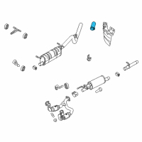 OEM 2013 Ford F-350 Super Duty Tailpipe Extension Diagram - CC3Z-5202-A