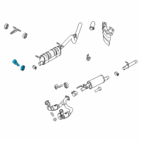 OEM 2012 Ford F-250 Super Duty Muffler Front Bracket Diagram - BC3Z-5A242-G