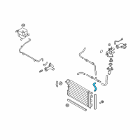 OEM Mercury Montego Upper Hose Diagram - 4F9Z-8260-AA