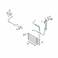 OEM 2006 Mercury Montego Upper Hose Diagram - 5F9Z-8C439-AB