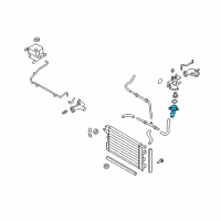 OEM 2005 Ford Freestyle Water Outlet Diagram - 5F9Z-18599-BA