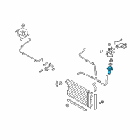 OEM 2005 Ford Five Hundred Water Outlet Diagram - 5F9Z-18599-BA