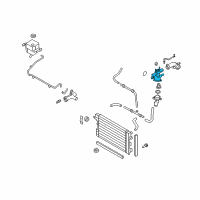 OEM Mercury Montego Water Outlet Diagram - 5F9Z-8592-BA