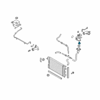 OEM 2007 Ford Freestyle Thermostat Diagram - 5F9Z-8575-AA