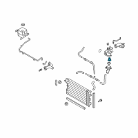 OEM 2006 Mercury Montego Thermostat Diagram - 5F9Z-8575-AA