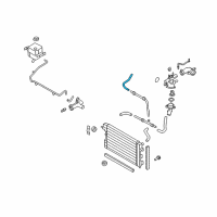 OEM Ford Freestyle Reservoir Hose Diagram - 5F9Z-8075-A