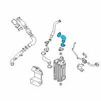 OEM Hyundai Veloster Hose-INTERCOOLER Outlet Diagram - 28261-2B700