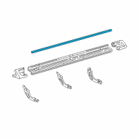 OEM Toyota Tacoma Molding Diagram - 51775-04010