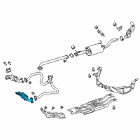 OEM Ram 1500 Exhaust Catalytic Converter Diagram - 68263749AB