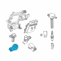 OEM 2006 Chrysler 300 Sensor-Knock Diagram - 5033316AB