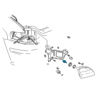 OEM Cadillac Fleetwood Composite Assembly Diagram - 19257055