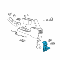 OEM Ford Explorer Sport Rear Panel Diagram - F77Z-78045E24-AAA