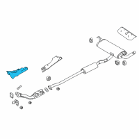 OEM 2018 Nissan Rogue Sport Heat Insulator-Front Floor Diagram - 74753-4CL0A