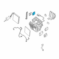 OEM 2019 Nissan Murano Air Mix Actuator Assembly Diagram - 27732-A070A