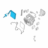 OEM 2019 Nissan Murano Evaporator Assy-Front Diagram - 27280-9UC0B