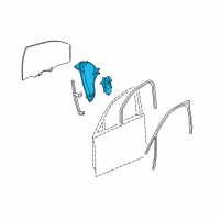 OEM Chevrolet Impala Limited Window Regulator Diagram - 22894021